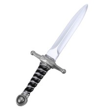 15" Fake Foam Swords Martial Arts Weapons, Realistic Dagger Knife Toy for Kids B