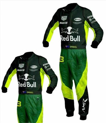 Max Verstappan Go Kart Racing Suit RedbuII Max Fan Edition Wear + Free Gifts