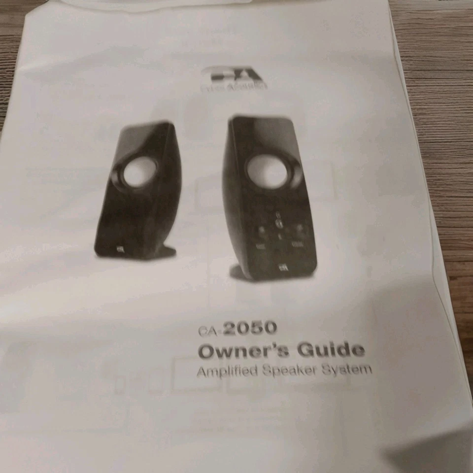 Cyber Acoustics CA-2050 Powered Speaker System for Computers, Tablets, Headphone - Image 3 of 4