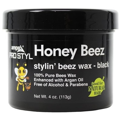 Ampro Pro Styl Honig Bienenwachs schwarz 4 Oz. UK-Verkäufer