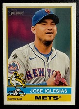 2025 Topps Heritage - Jose Iglesias #108 New York Mets