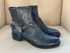 ecco black booties
