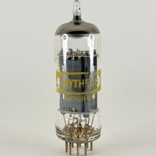 (1) Tested Raytheon 6FQ7/6CG7 Tube Gray Plates O Foil Getter 6FQ7 Tube 6CG7 Tube