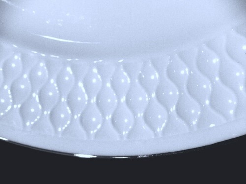 Vintage SCHIRNDING BAVARIA SCG54 Embossed White China with Platinum Rim - Picture 7 of 75