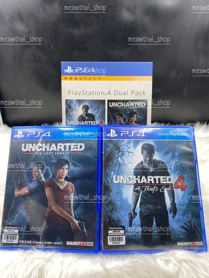 PS4 DUAL PACK: UCHARTED & UNCHARTED The Lost Legacy English Chinese. Rare - Image 4 of 4