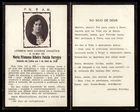 JESUS GOOD SHEPHERD / REAL PHOTO Old 1935 FUNERAL HOLY CARD