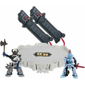Tomy Wireless Battroborg Warrior Battle Arena Knight vs Viking Set