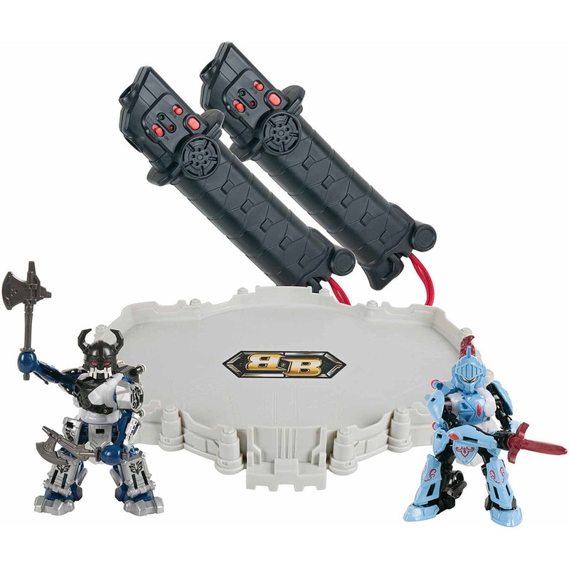 Tomy Wireless Battroborg Warrior Battle Arena Knight vs Viking Set
