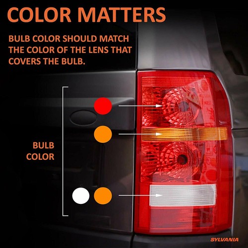 Sylvania Premium LED Light 7440 Amber Orange Two Bulbs Rear Turn Signal Stock EO - Picture 8 of 12