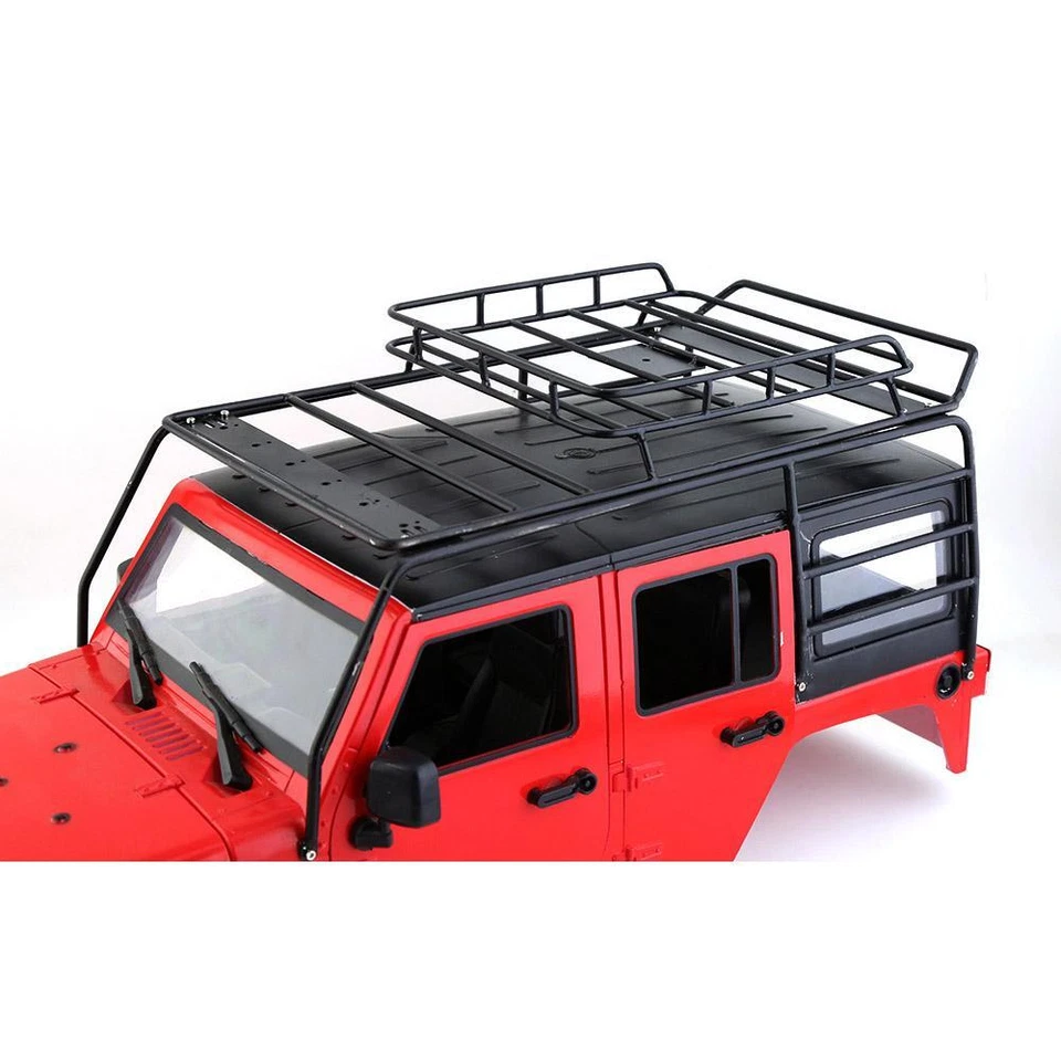 Metal Roof Rack Luggage Carrier for 1/10 Scale RC Crawler Car Model TRX4 SCX10 - Image 2 of 4