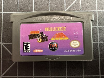 Millipede/Super Breakout/Lunar Lander (Nintendo Game Boy Advance, GBA) Tested!