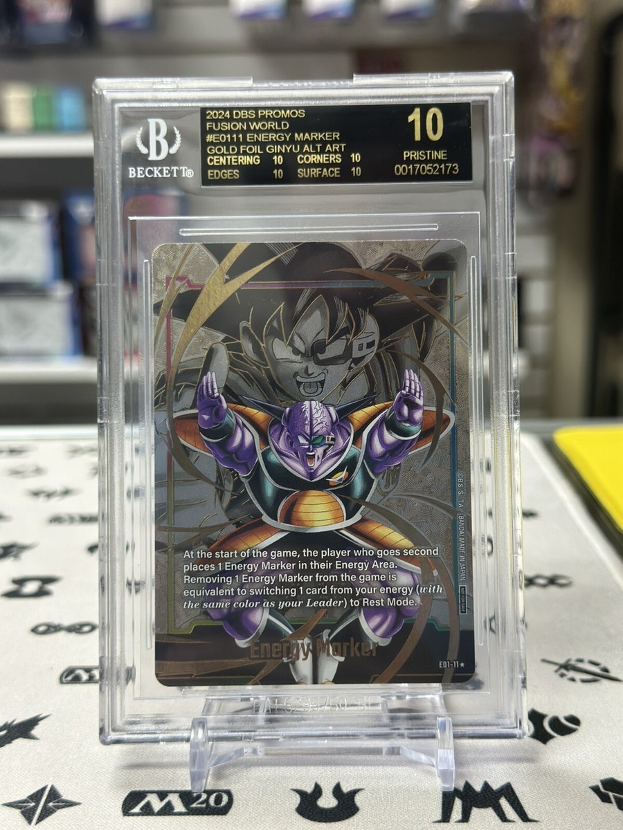 Dragon Ball Fusion World: BGS 10 Black Label Ginyu Gold Dragon Ball Fusion World: BGS 10 Black Label Ginyu Gold
