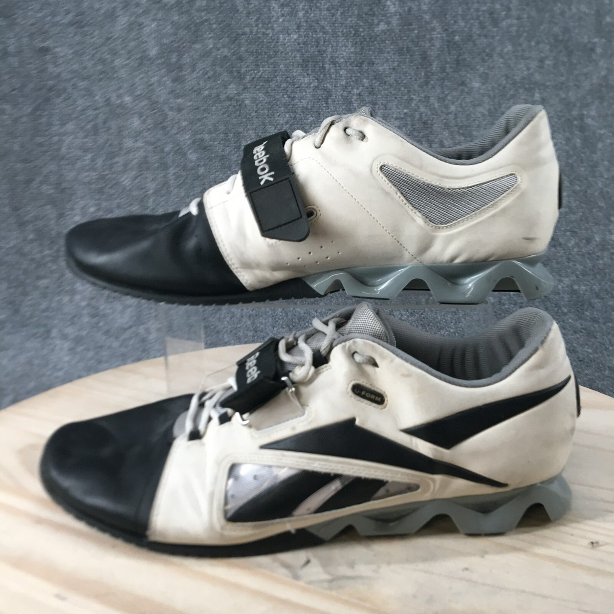 【R&B】Legacy Reebok Shoes Mens 14 Legacy U-Form Sneakers Black Leather