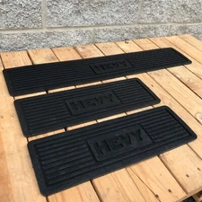 Universal Van Step Mats 3 Piece Set - Hevy BigRig Beef - Floor Mat Sill Tread