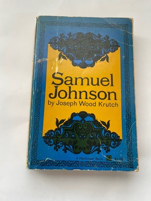 SAMUEL JOHNSON by Joseph Wood Krutch softcover
