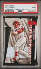 2021 MIKE TROUT Topps Platinum Players Die-Cuts #PDC-1 PSA 9 MINT