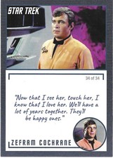 2020 STAR TREK TOS ARCHIVES & INSCRIPTIONS #46 Zefram Cochrane Var. 34 of 34