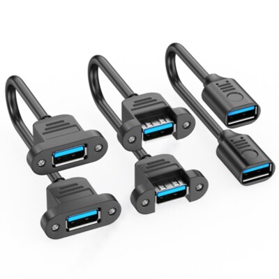 Female to Female Extenders Cable Fast Speed USB 2.0 Extended for Laptops PC
