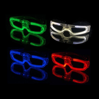 BLINXS LED Laser Spaßbrille in verschiedenen Farben - für Party. Konzerte, Club