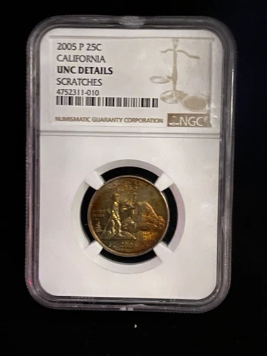 2005 P 25c State of California Quarter NGC