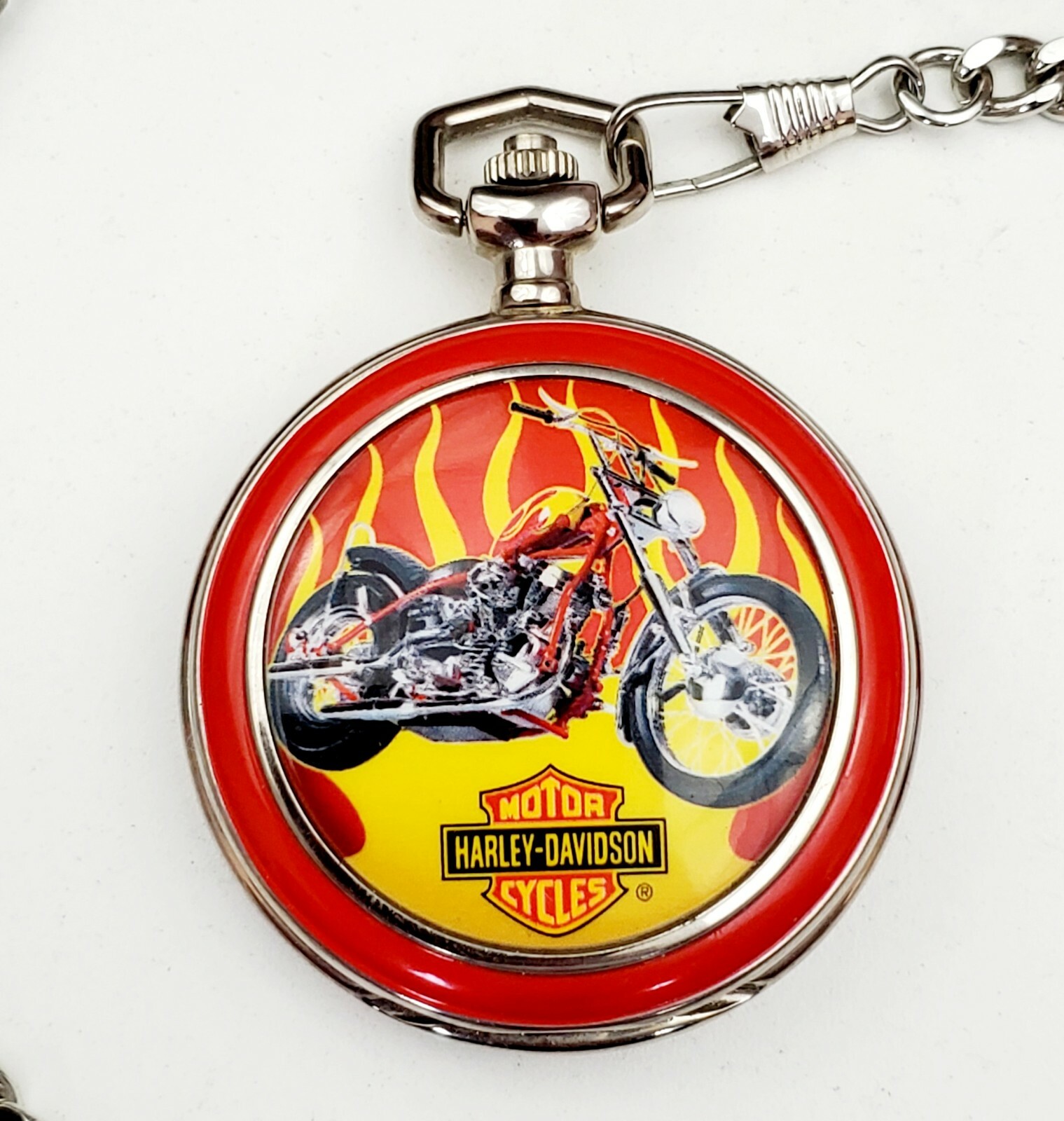 franklin mint harley davidson pocket watch battery size