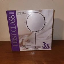 Jerdon First Class 3X Magnification Swivel Vanity Mirror