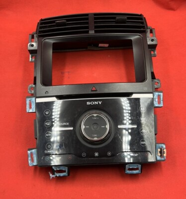 11 - 14 Ford Edge Sony Radio Faceplate Climate Control Panel Temp ET4T-18A802-CB
