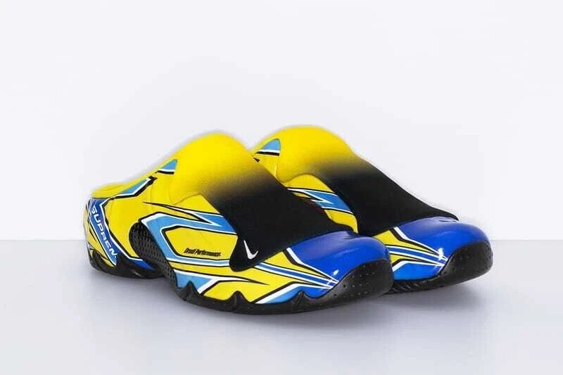 Size 9 - Nike Supreme x Clogposite Opti Yellow Blue for sale