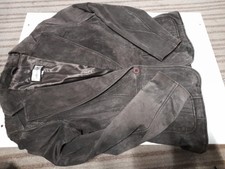 Vintage Outer Edge Womans Size 14 Black 100% Suede Jacket