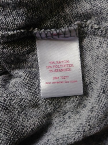 Girls Size 12 So Authentic American Heritage Girls Tee. Gray - Picture 7 of 8