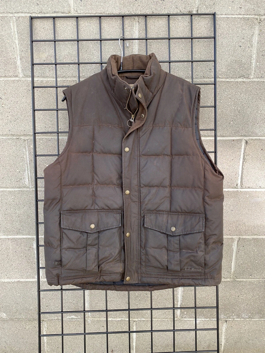 Waxed cotton cheap down vest