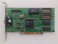PCI Video Card S3 Trio64V2/DX Q5C3EE 1MB  Vintage Retro Graphics card
