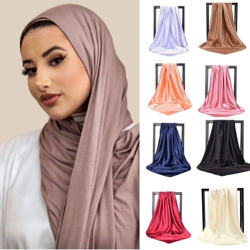 Kiran Fashion Premium Jersey Sciarpa Scialle Wrap Hijab Elastico - Foto 5