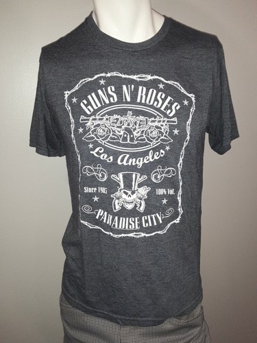 Guns N' Roses Men's Medium Dark Gray T 