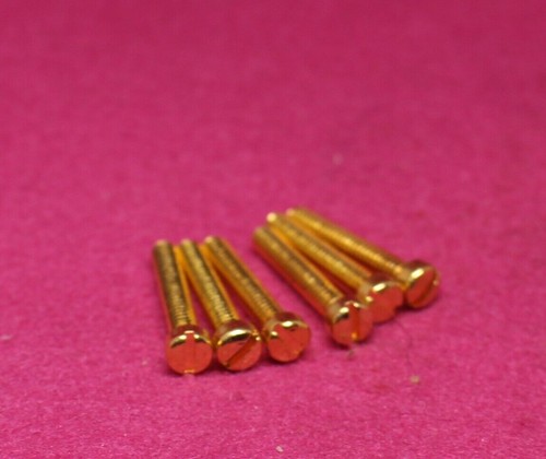 Set of 6 Humbucker Pickup Pole Piece Screws - Picture 3 of 3