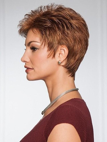 Gabor Dash Dark Copper Auburn Cute Pixie Cut Short Wig for Women Party Daily Wig - Picture 4 of 17