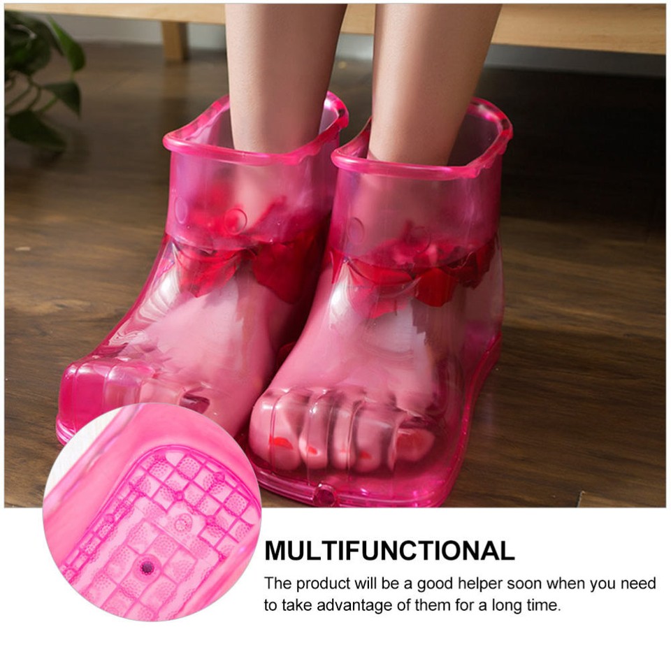 Spa Slippers Foot Bath Massage Boots Spa Foot Bucket Massager Foot