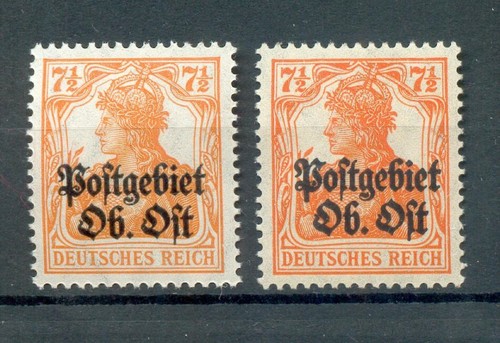 Ober-Ost 4a,b Both Colors ** MNH Mint (y73696