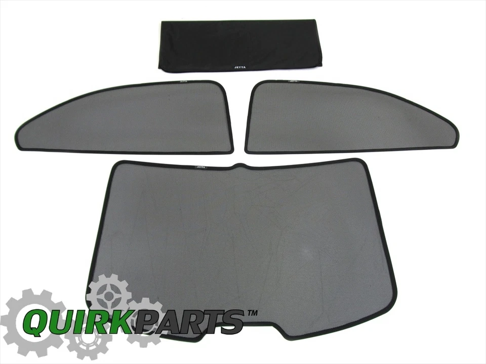 VW Volkswagen Jetta 2011-2018 Parasol de malla magnética trasera OEM NUEVO Foto 4 de 4