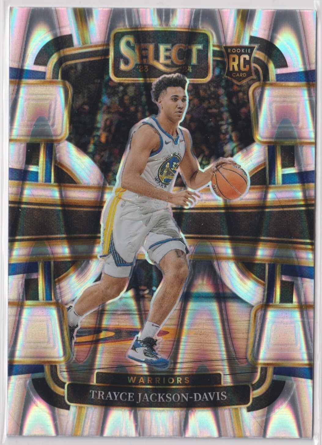 Trayce Jackson-Davis 2023-24 Panini Select Silver Tectonic Prizm Rookie #84