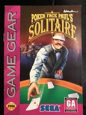 Poker Face Pauls Solitaire Sega Game Gear Genesis Instruction Manual Only