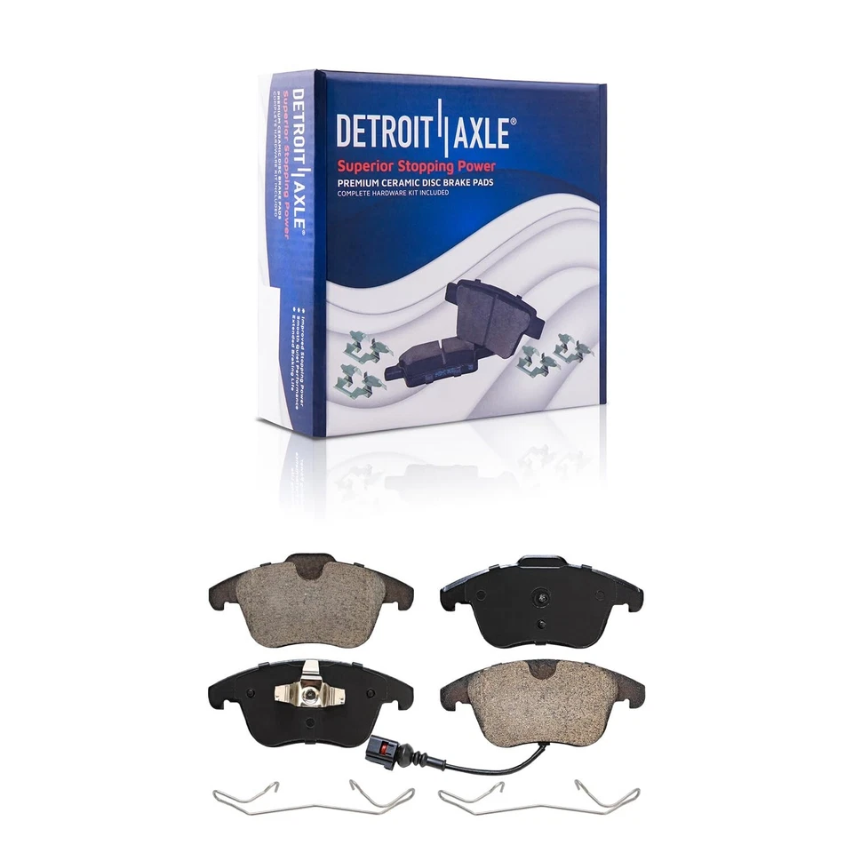 Rotores de disco delanteros + pastillas de freno de cerámica para Audi Q3 Quattro Passat Tiguan Limited Foto 4 de 4