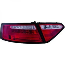 Designrückleuchten Rückleuchten Set passend für Audi A5 07-09 Rot/Klar LED
