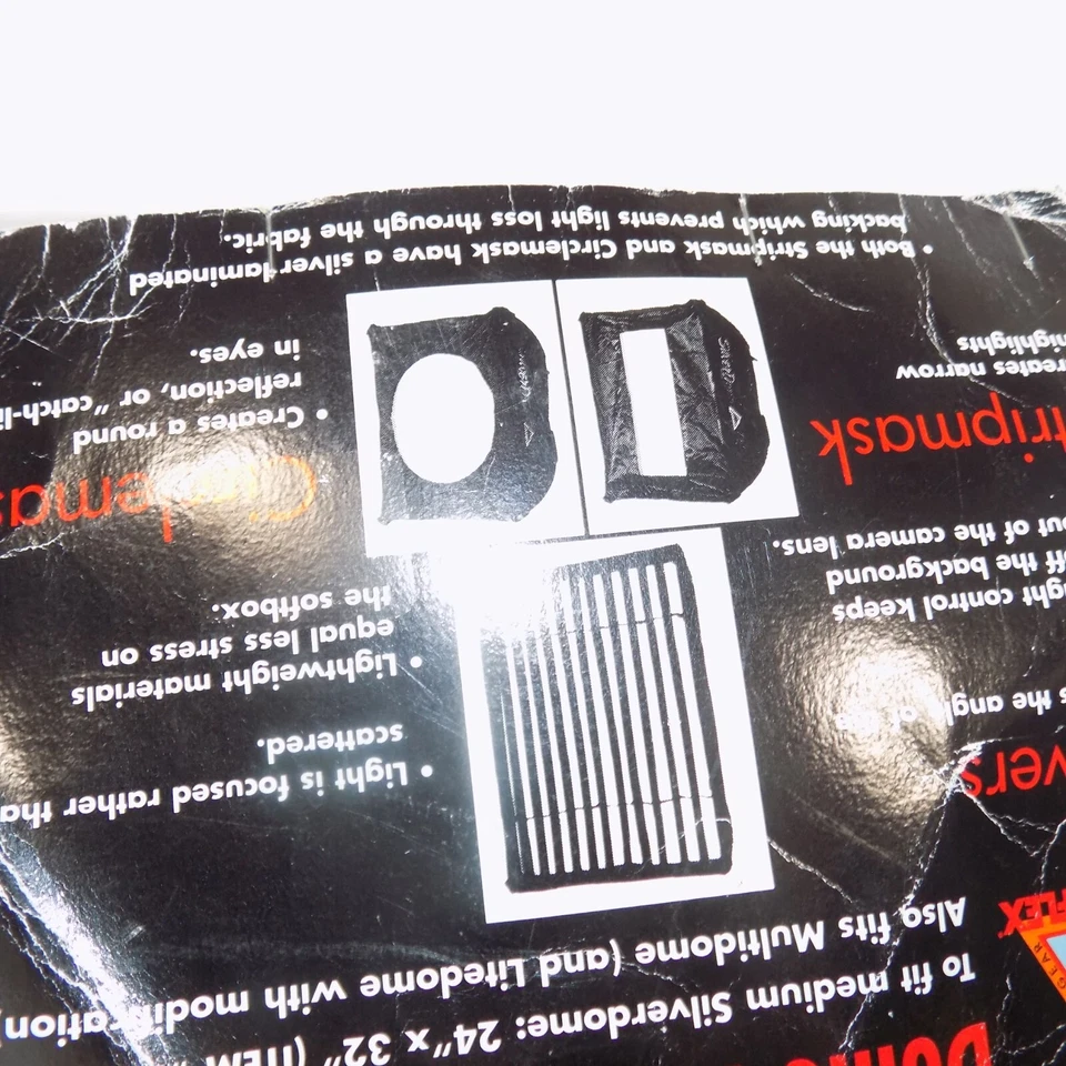 Photoflex Medium Dome Accessory Kit Circlemask Stripmask Louvers Photography  - Image 2 of 4