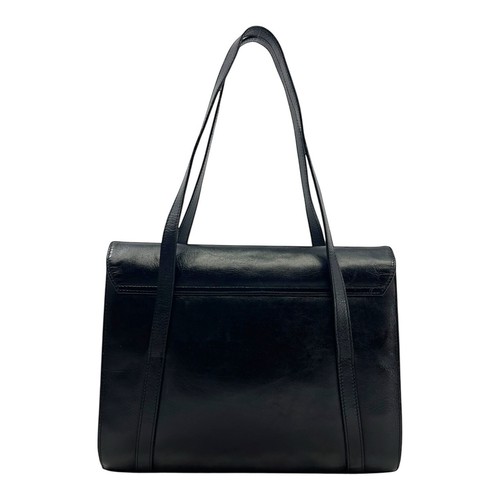 Vintage 90s 00s BROOKS BROTHERS Slim Leather Tote Bag Business Travel Handbag - Picture 6 of 23