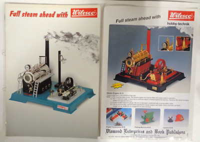 Wilesco 1997 Full Steam Ahead Catalog & 1995 Promotional Insert
