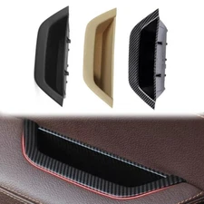 Black/Beige/Carbon Fiber Interior Door Handle Cover Pull Trim For BMW X3 F25 F26