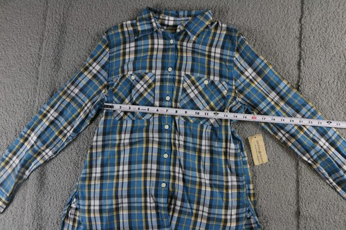 Polo Ralph Lauren Denim Supply Company Womens M Blue Plaid Cowgirl New - Picture 5 of 6