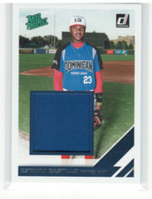 2019 Donruss Rated Prospect Material #23 Estanli Castillo Jersey - NM-MT