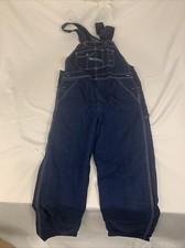 Vintage Denim Jean Key Imperial Work Farm Carpenter Bib Overalls Mens 32x32